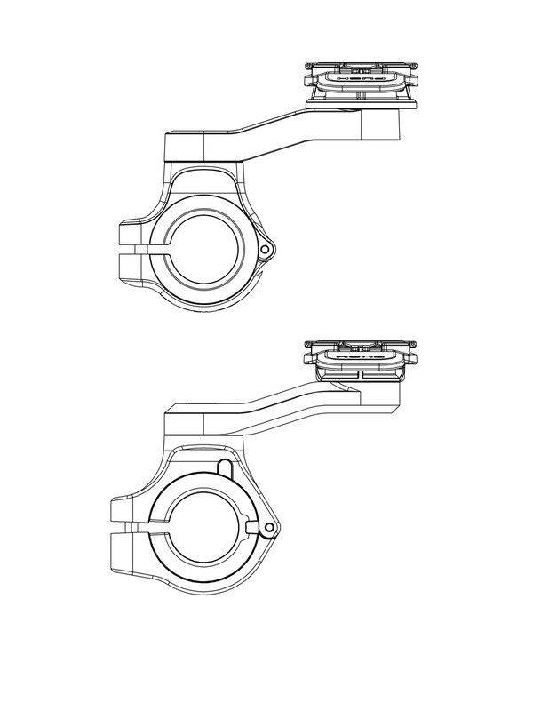 Quad lock PRO Smartphone kormányrúd tartó Quad Lock rögzítő megoldások 1