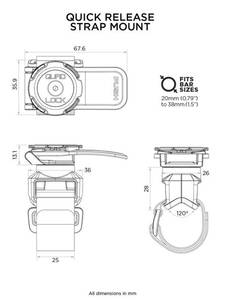 Quad lock Gyorskioldó pánttartó Quad Lock rögzítő megoldások 1