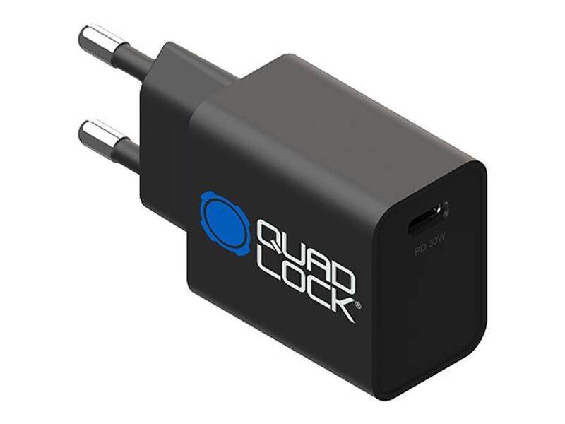 Quad lock 30 W-os hálózati adapter - USB EU szabvány C típusú Quad Lock kábel 0