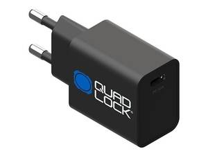 Quad lock 30 W-os hálózati adapter - USB EU szabvány C típusú Quad Lock kábel