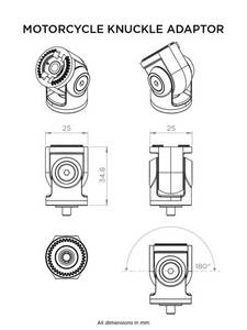 Quad lock Csukló adapter Quad Lock rögzítő megoldások 1