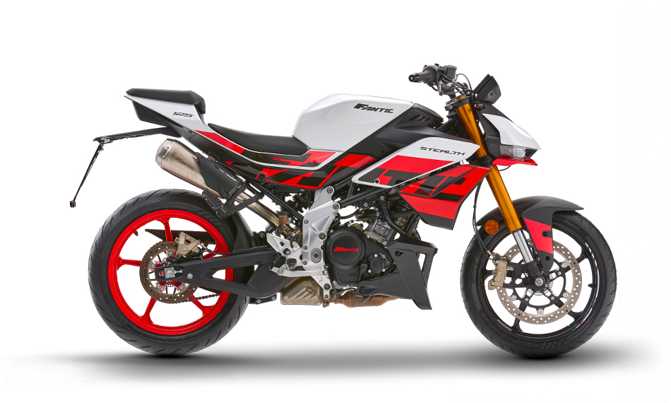 Fantic Fantic Stealth 125 Racing White – A legagresszívabb 125-ös naked motor STREET 0