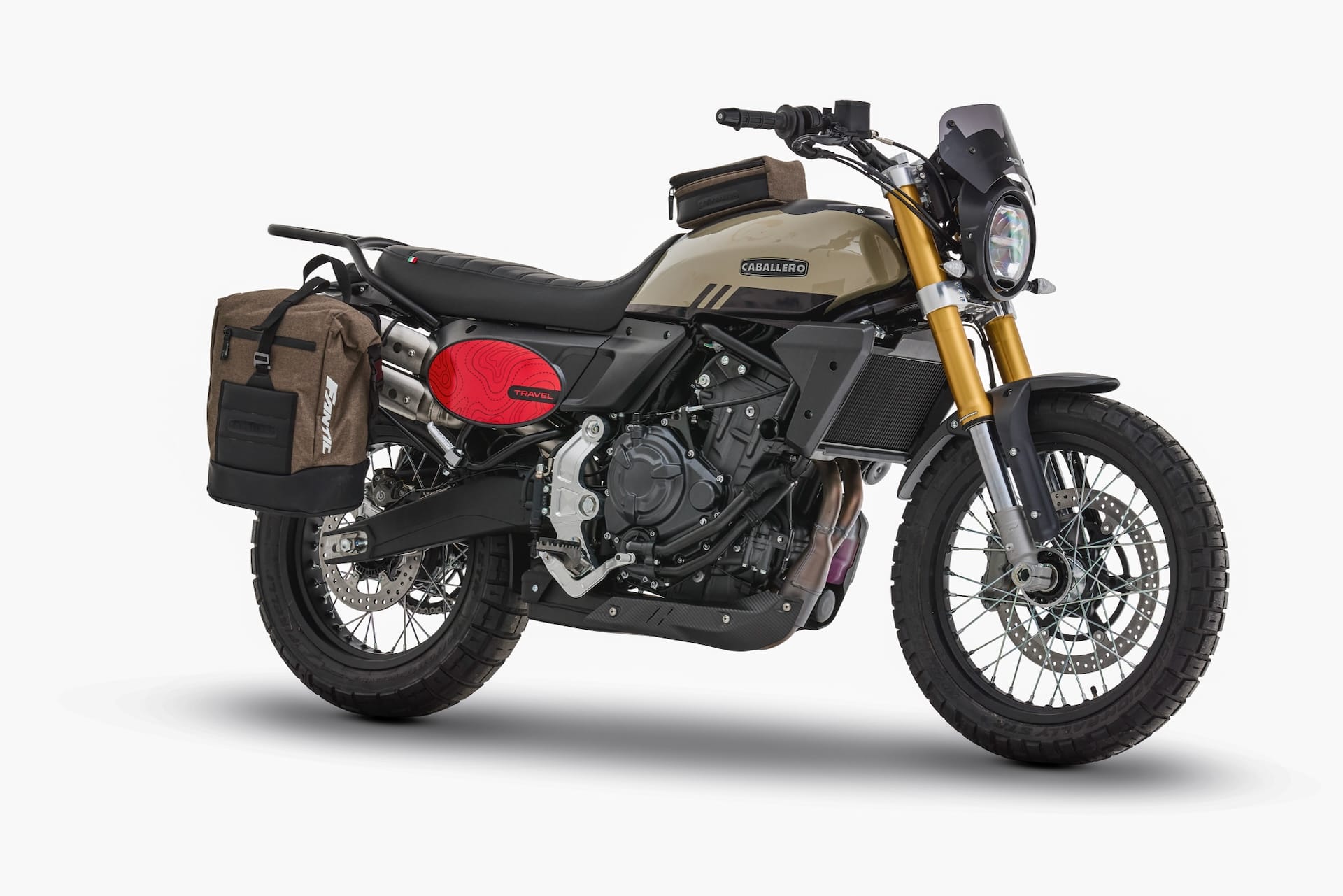 Fantic Caballero 700cc SCRAMBLER Deluxe Travel 3